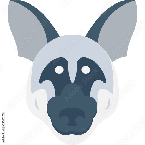 
Dog Flat Vector Icon
