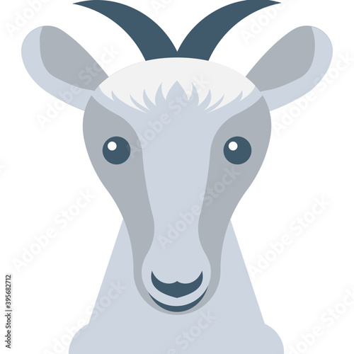 
Antelope Flat Vector Icon
