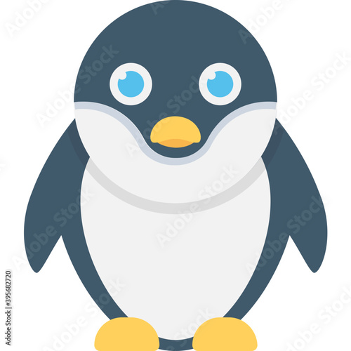 
Penguin Flat Vector Icon
