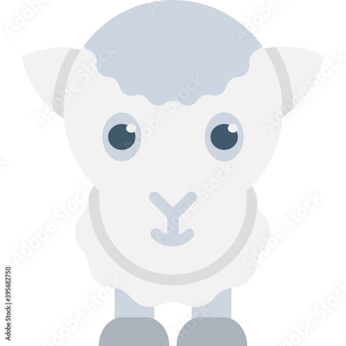 
Sheep Flat Vector Icon
