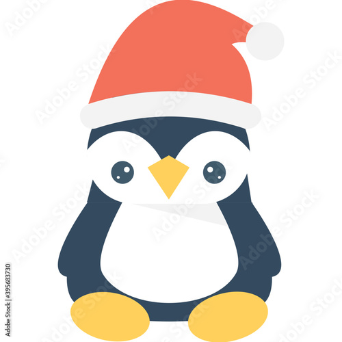
Penguin Flat Vector Icon
