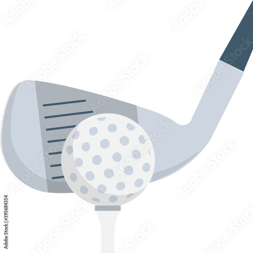 
Golf Flat Vector Icon 
