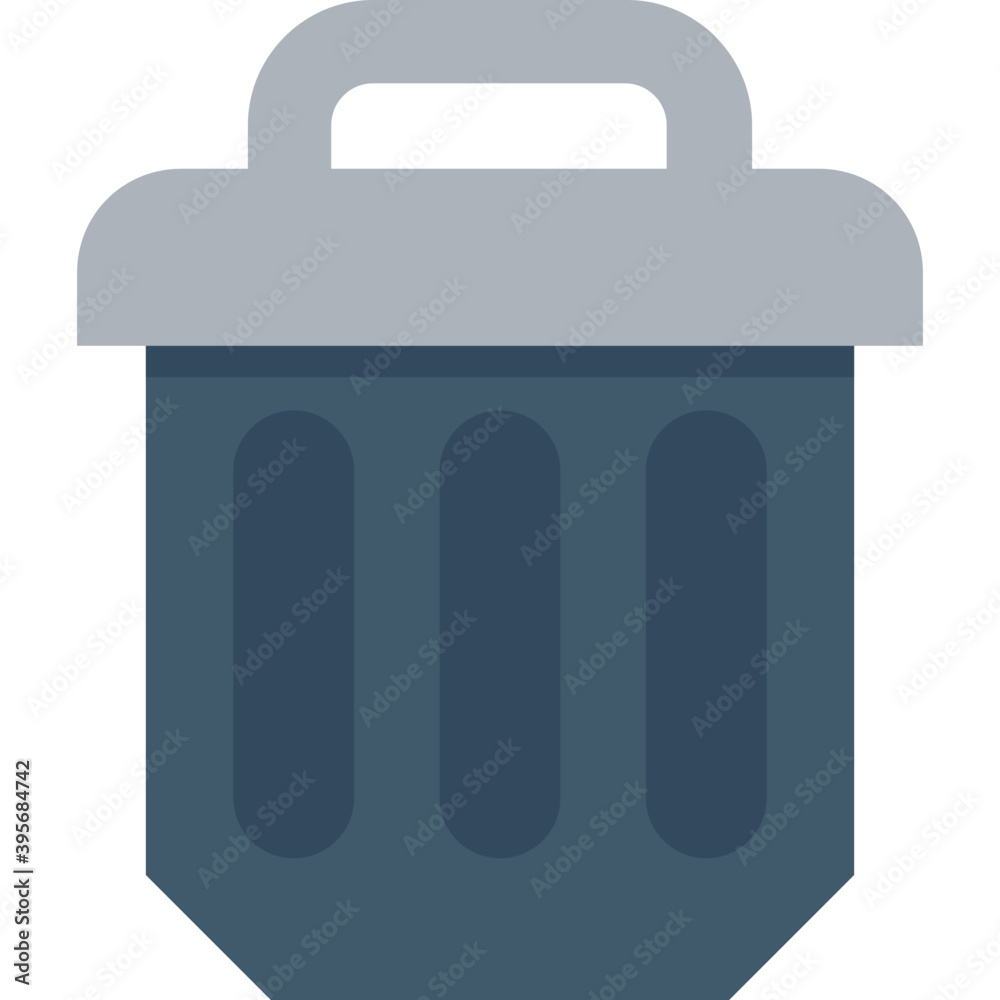 Dustbin Flat Vector Icon
Dustbin Flat Vector Icon