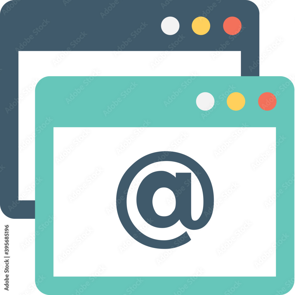 
Website Flat Vector Icon
