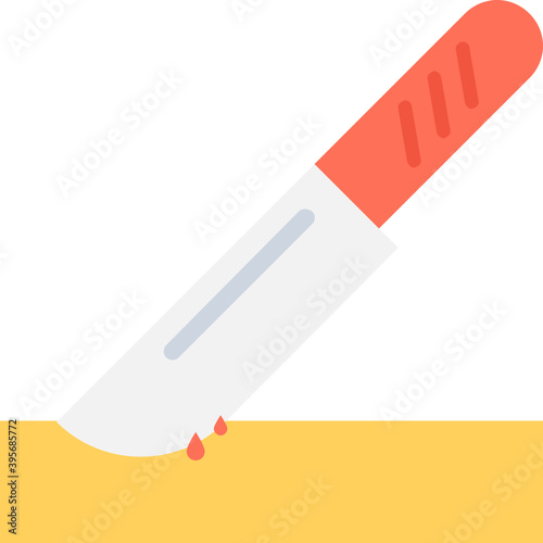
Surgery Flat Vector Icon 
