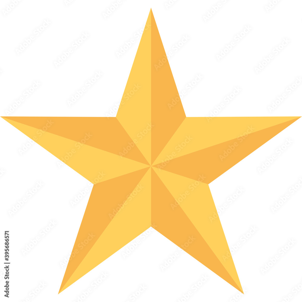 
Beautiful decorative star icon in flat vector design.
