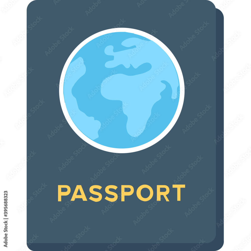 Passport Flat vector Icon
Passport Flat vector Icon