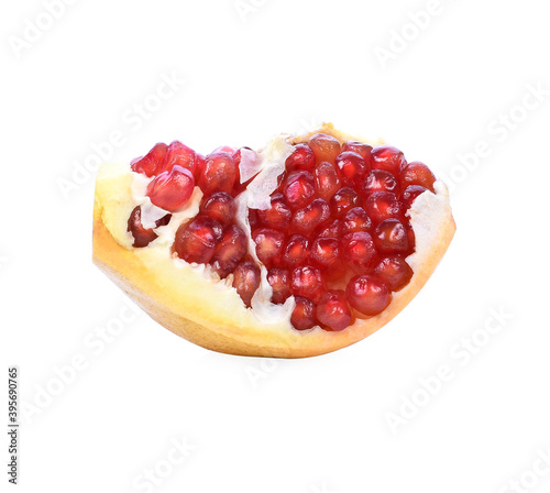 pomegranate fruit on a white background