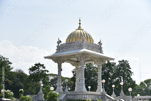 Statue of Chamarajendra Wodeyar, Mysore, Karnataka, India photo