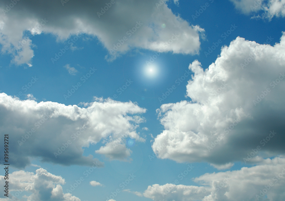 Fototapeta premium Cloudy sky background