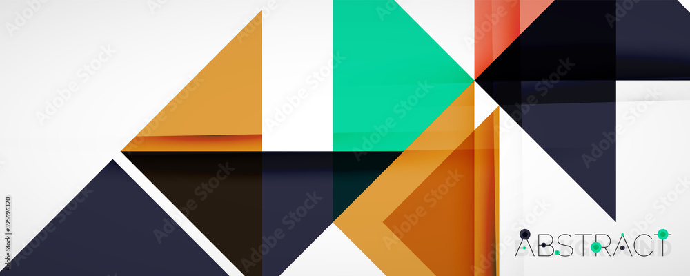 Set of vector triangle geometric backgrounds. Vector illustration for covers, banners, flyers and posters and other designs Set of vector triangle geometric backgrounds. Vector illustration for covers, banners, flyers and posters and other designs