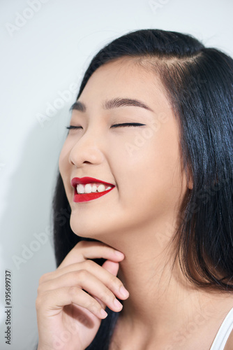 portrait of attractive asian woman beauty image