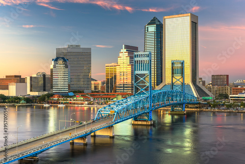 Jacksonville, Florida, USA downtown city skyline photo
