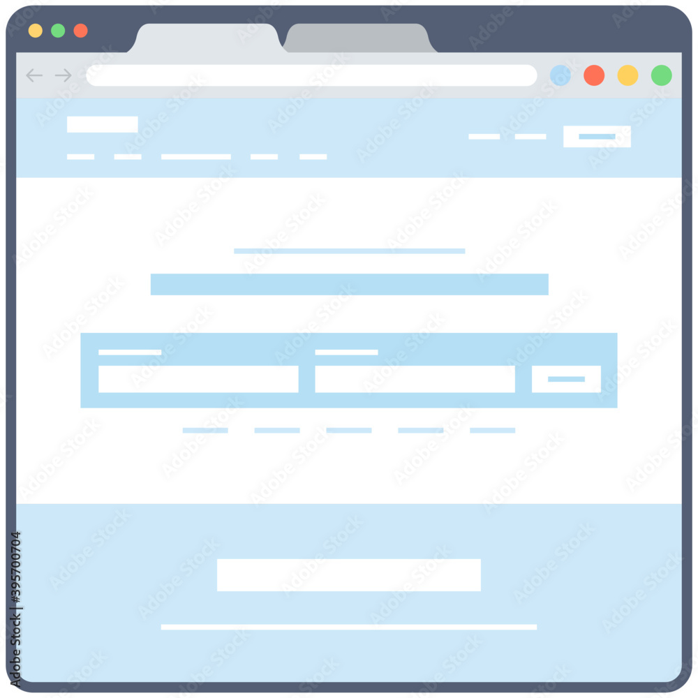 Web Interface Vector Web Interface Vector