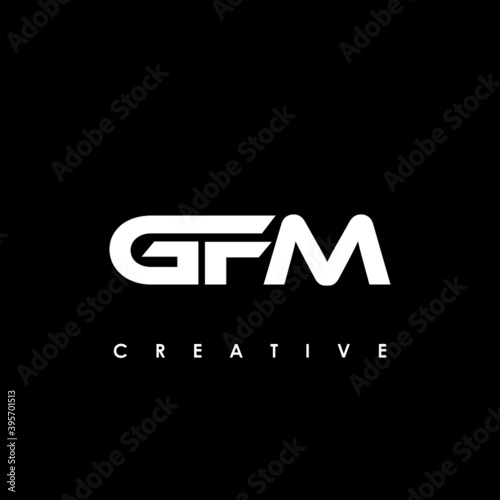 GFM Letter Initial Logo Design Template Vector Illustration