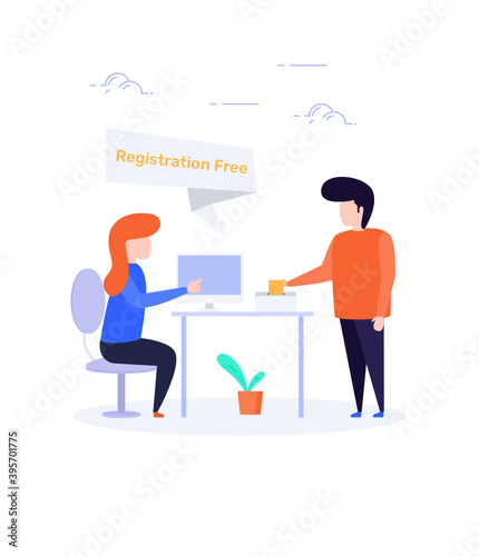 Free Registration Counter 