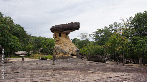 Cuadro en lienzo Landscape of natural Rock formation at Phu Phra Bat is a historical park Udon Th