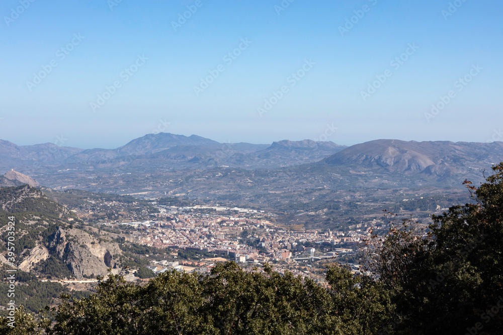 panoramic view of Alcoy