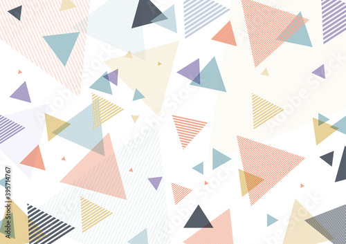Geometric abstract  background , Vector and illustration banner poster template
