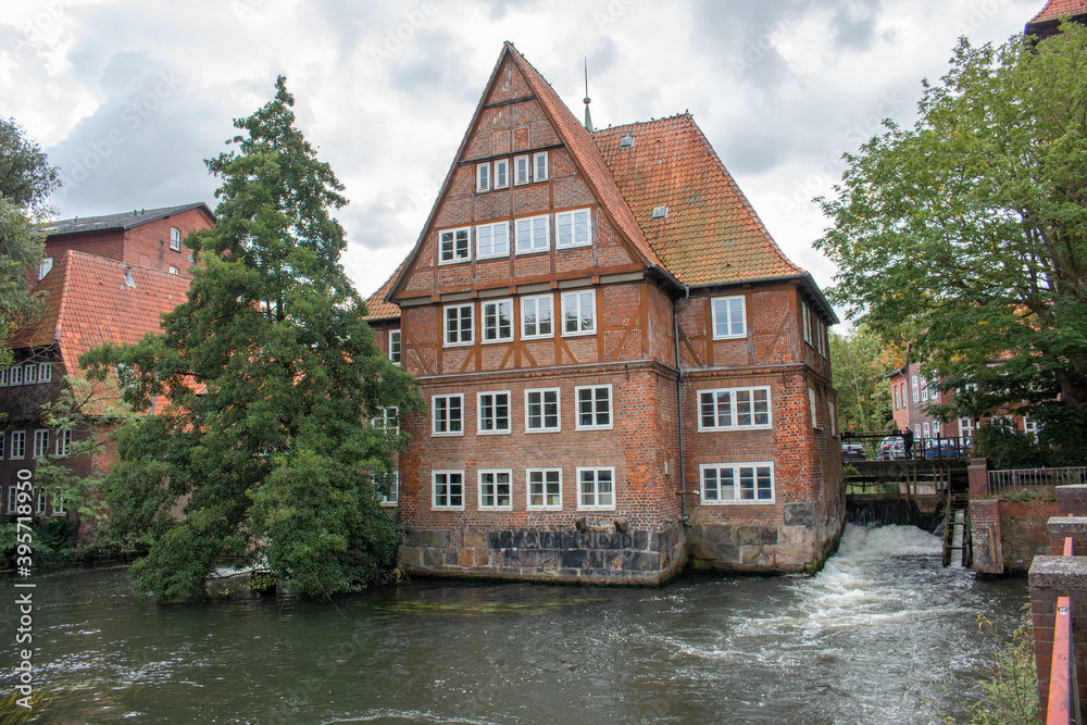 Old Mill (Ratsmühle Lüneburg) in Luneburg (in german Lüneburg) Lower Saxony (in german Niedersachsen) Germany