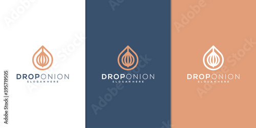 drop onion logo design inspiration