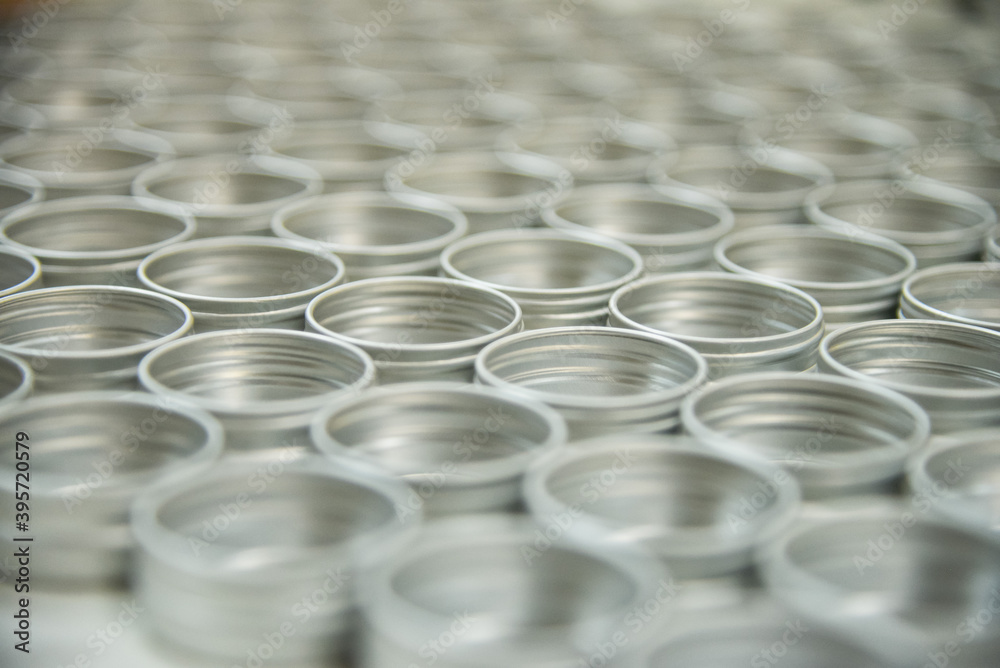 Fototapeta premium natural cosmetics factory assembly line