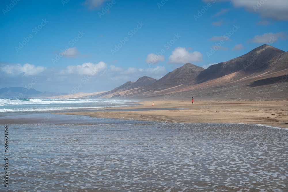 Landscape. View of Cofete beach. Fuerteventura. Canary Islands Landscape. View of Cofete beach. Fuerteventura. Canary Islands