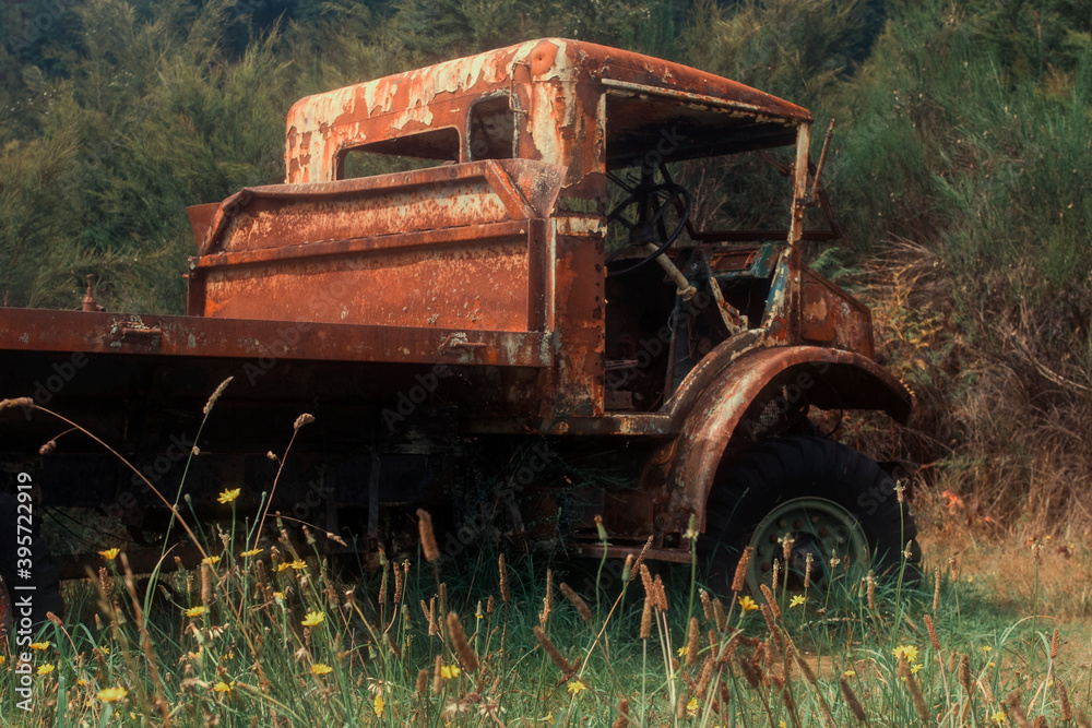 Old rusty truck