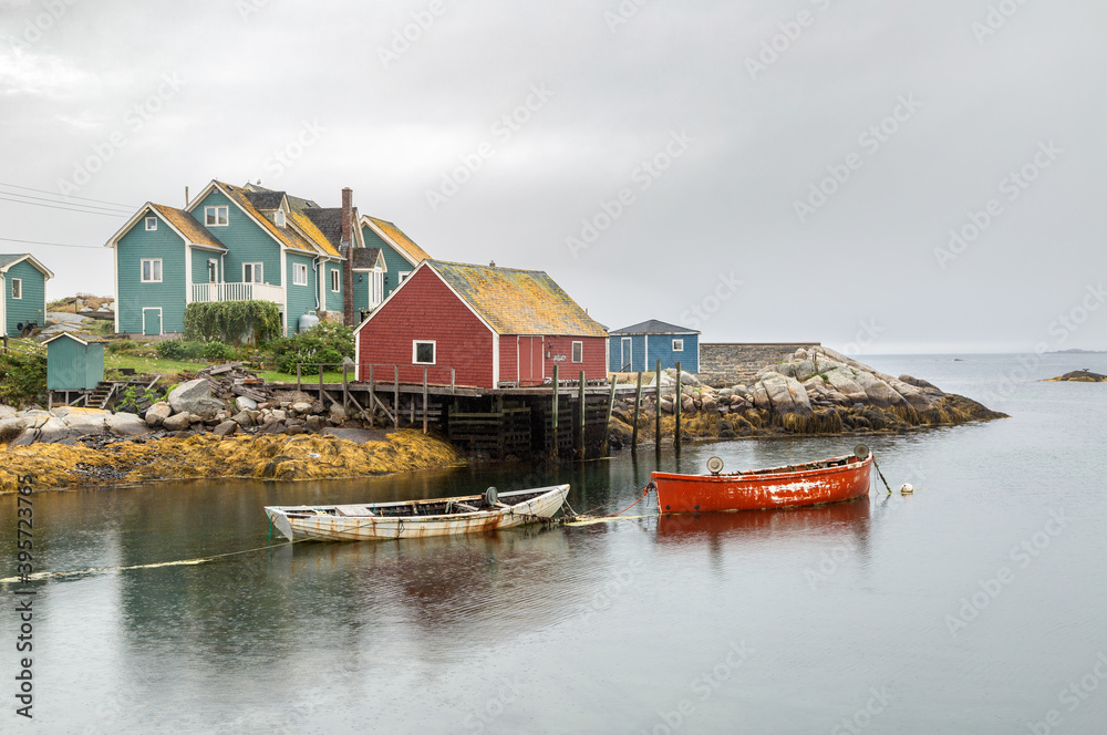 paysage de Peggy's Cove en Nouvelle Ecosse au Canada paysage de Peggy's Cove en Nouvelle Ecosse au Canada