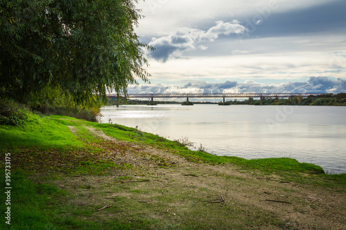 Wallpaper Mural Centennial bridge with metal structure over the Tagus River  Torontodigital.ca