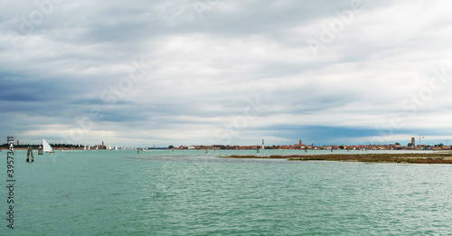 Venice lagoon water landscape background © Rita