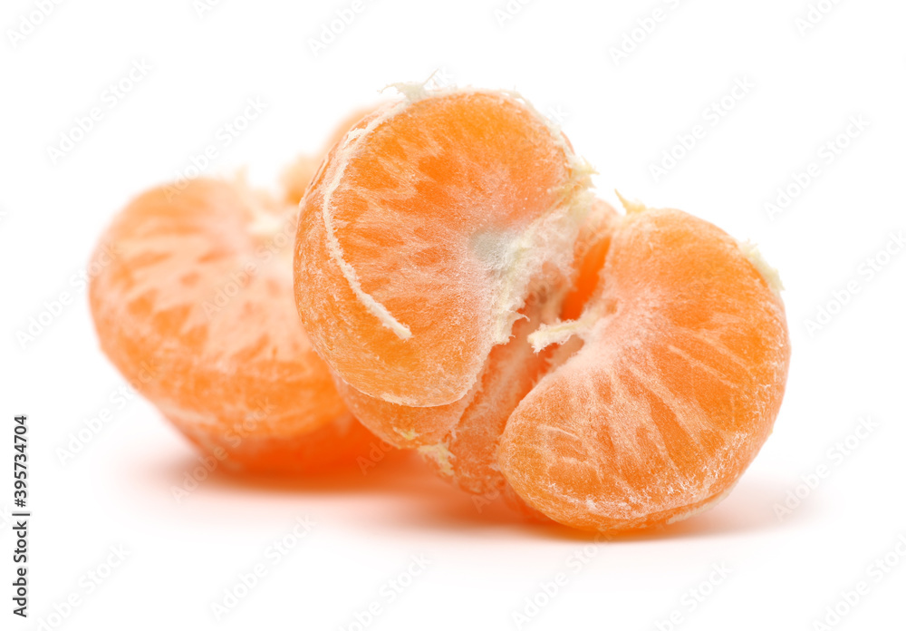 tangerine orange on white background tangerine orange on white background