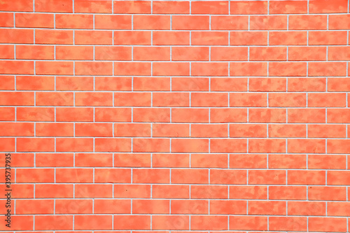 Red brick wall for background