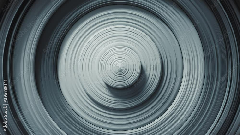 Abstract pattern of circles with displacement effect. White blank animation rings. Abstract background for business presentation. The center is shifted to the side. Seamless loop 4k 3d render Abstract pattern of circles with displacement effect. White blank animation rings. Abstract background for business presentation. The center is shifted to the side. Seamless loop 4k 3d render