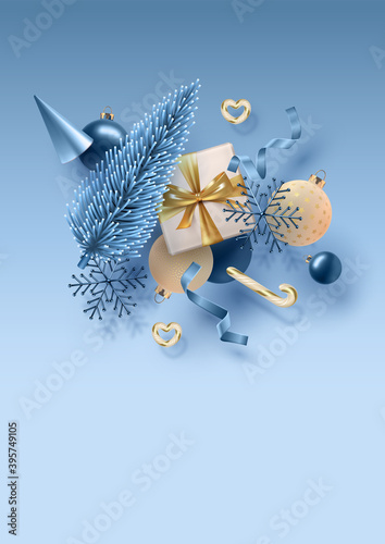 Christmas and New Year banner