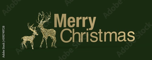 weihnachten rentier banner ...