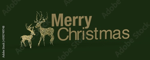 weihnachten rentier banner ...