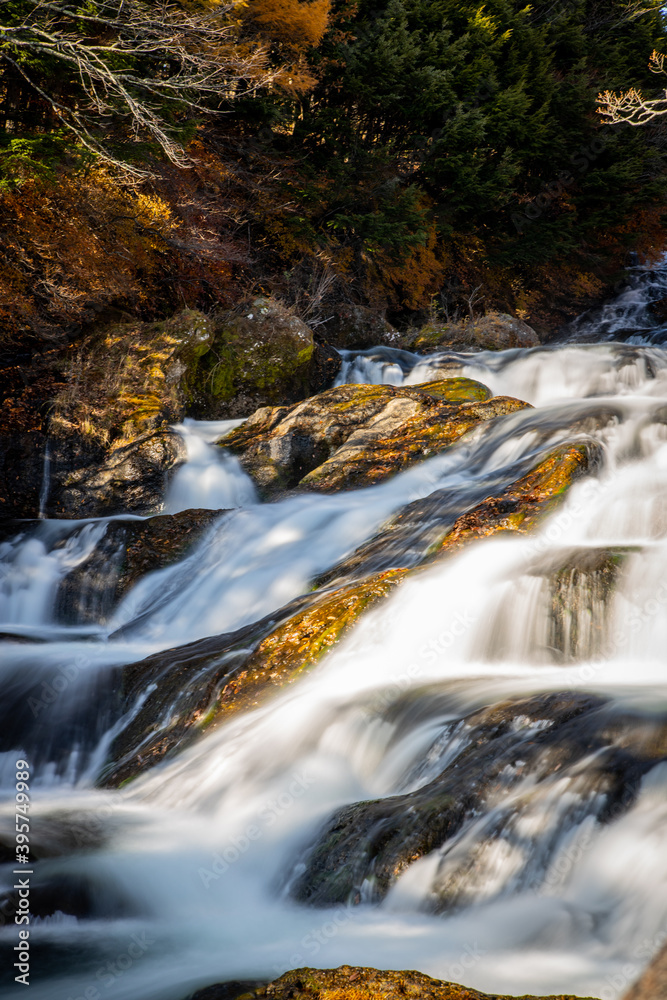 Fototapeta premium 秋の竜頭の滝の上流