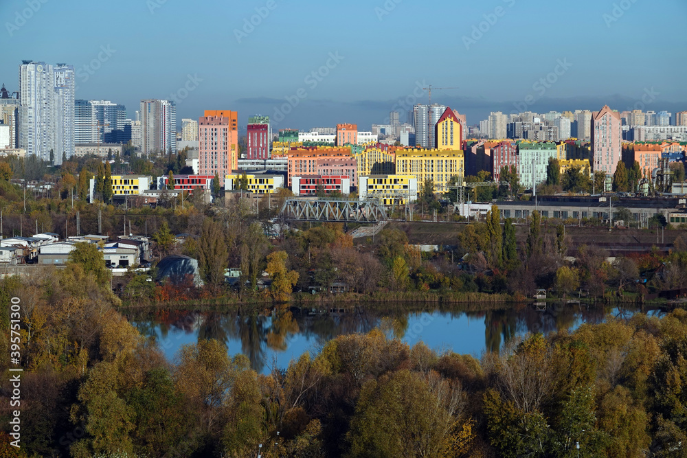 Lake Prorva in the city of Kiev