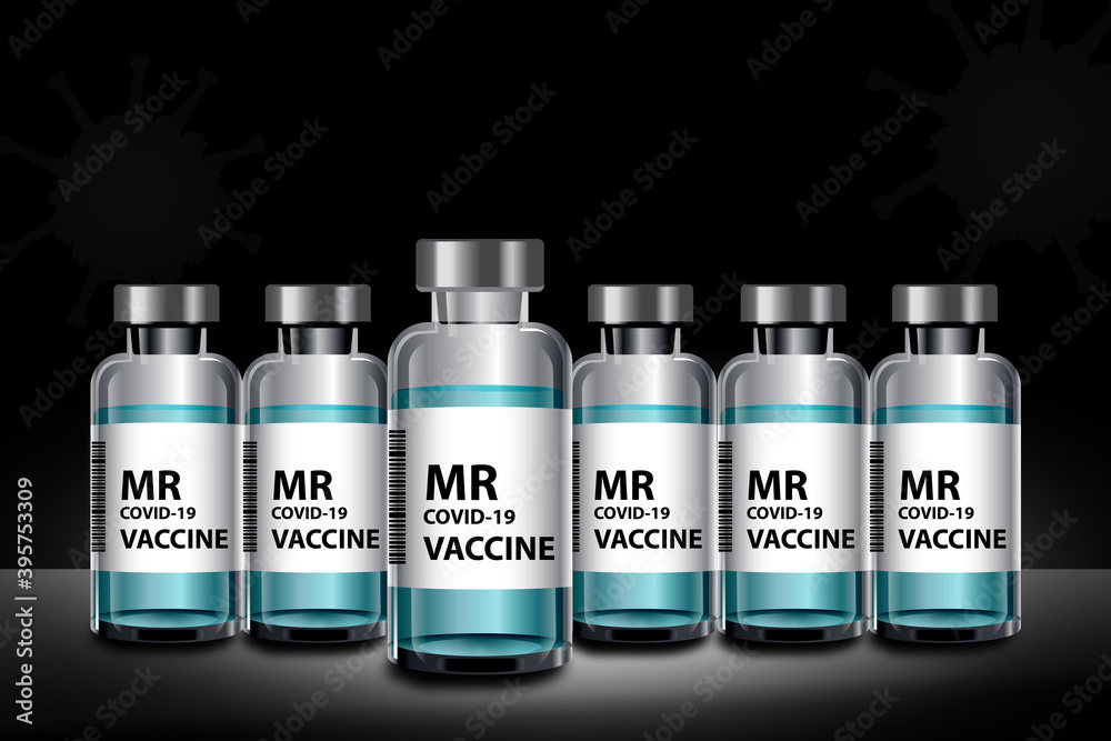 Novel Corona Virus Vaccine is finally here. Injections collage on black background Novel Corona Virus Vaccine is finally here. Injections collage on black background