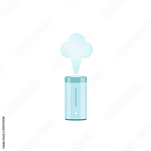 Humidifier icon. Purifier air. Control clipart on white background