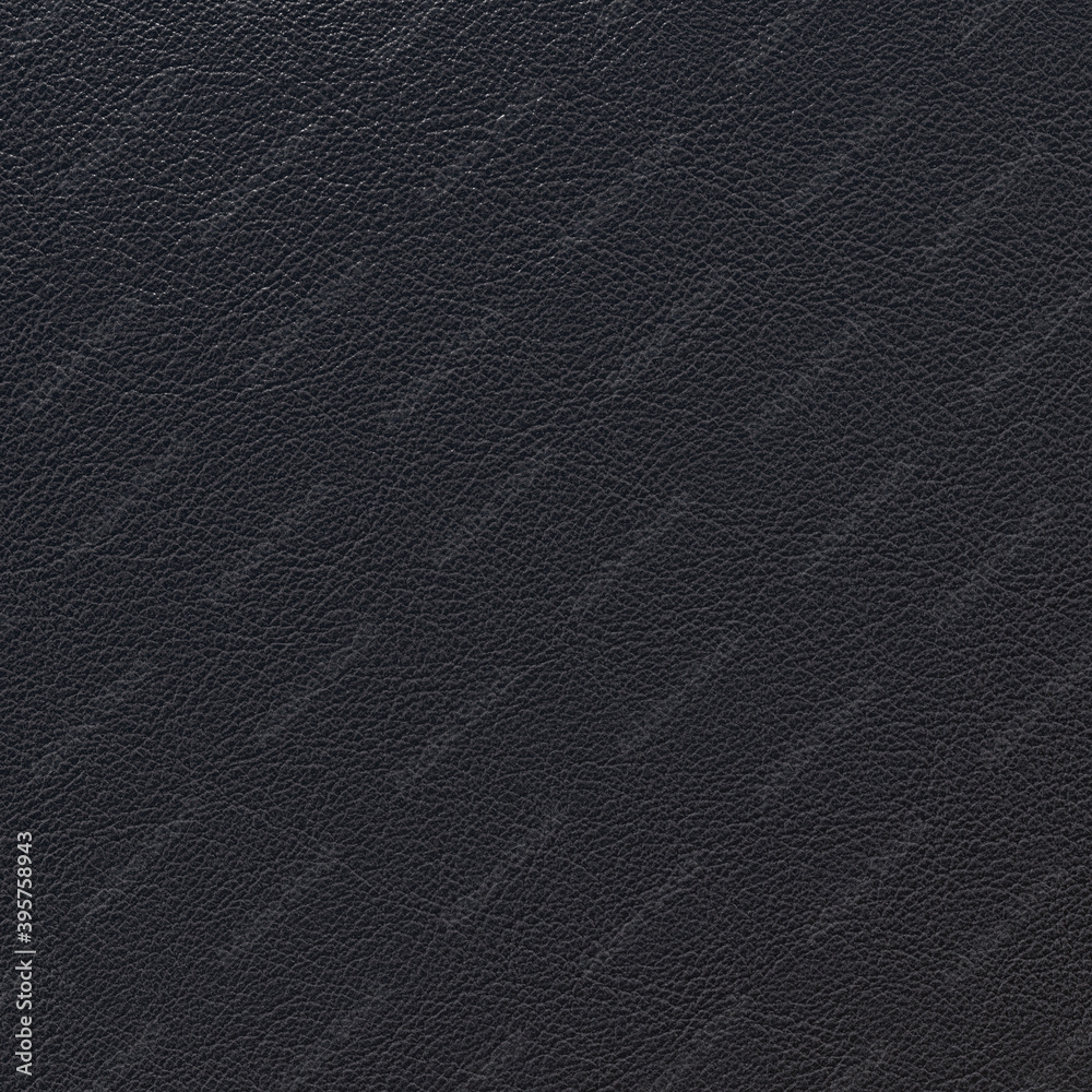 Black smooth nappa leather surface, natural leather background close. 3D-rendering Black smooth nappa leather surface, natural leather background close. 3D-rendering