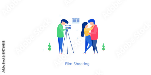 Film Shooting Vector 