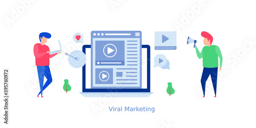 Viral Marketing Vector 