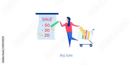 Big Discount Sale Illustration 