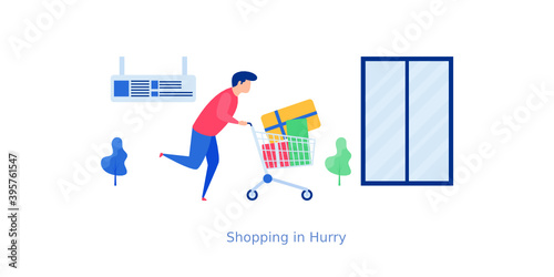 Shopping In Hurry 