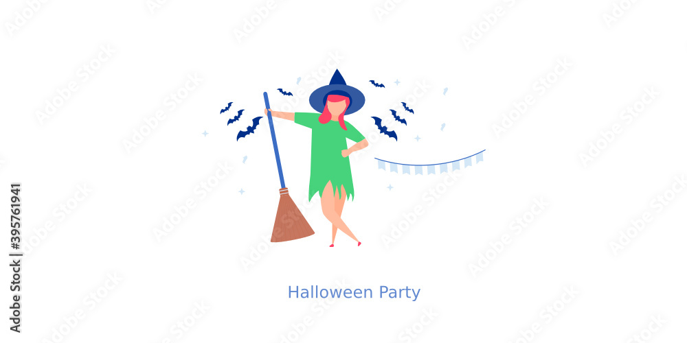 Halloween Party Illustration 