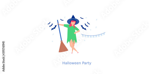 Halloween Party Illustration 