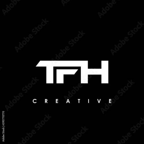 TFH Letter Initial Logo Design Template Vector Illustration