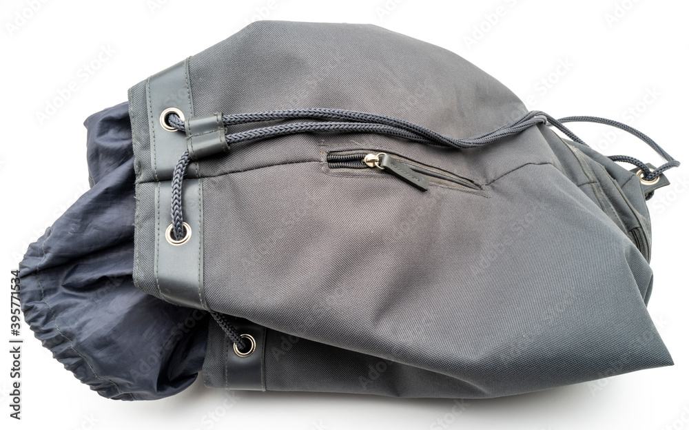 Naklejka premium sac fourre tout en toile grise